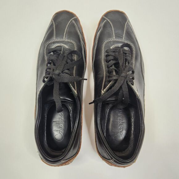 Cole Haan Mens Leather Air Ryder Driver OX Lace Up Causal Sneaker Shoes 10 main image 9
